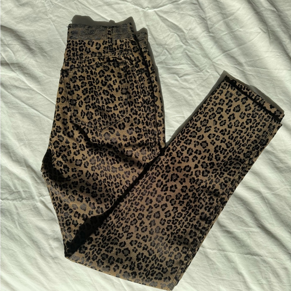 Vintage Fendi Leopard Print Pants